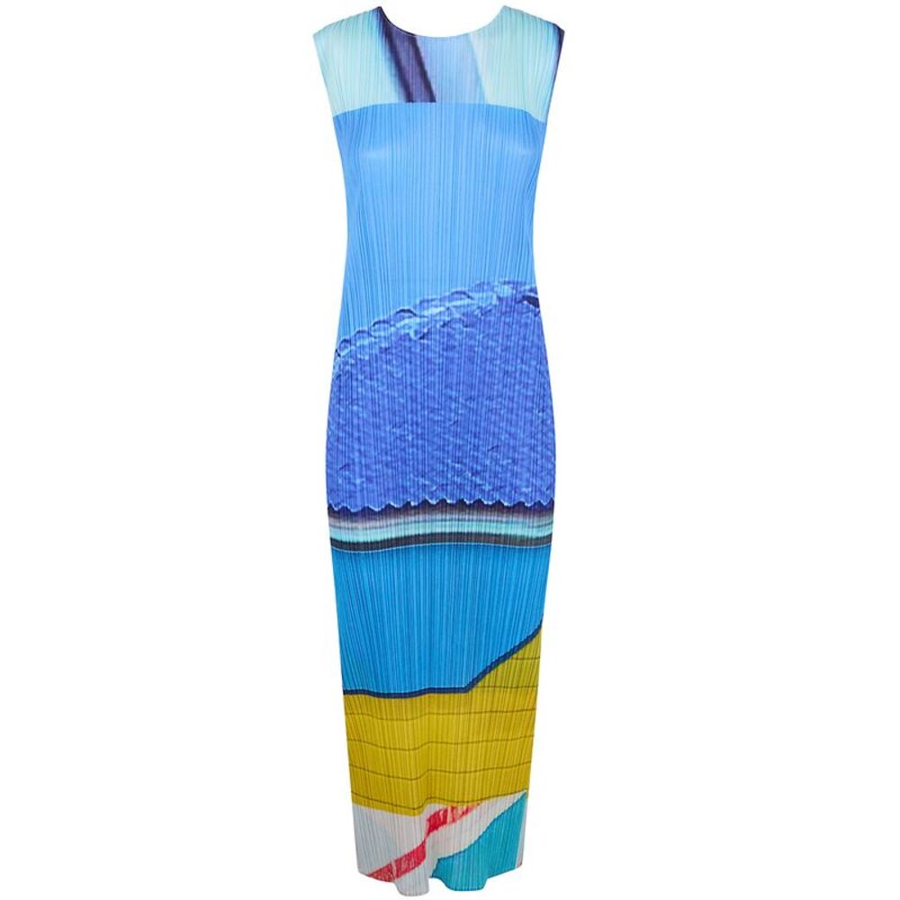 Pleats Please Women "City Collage" Dress